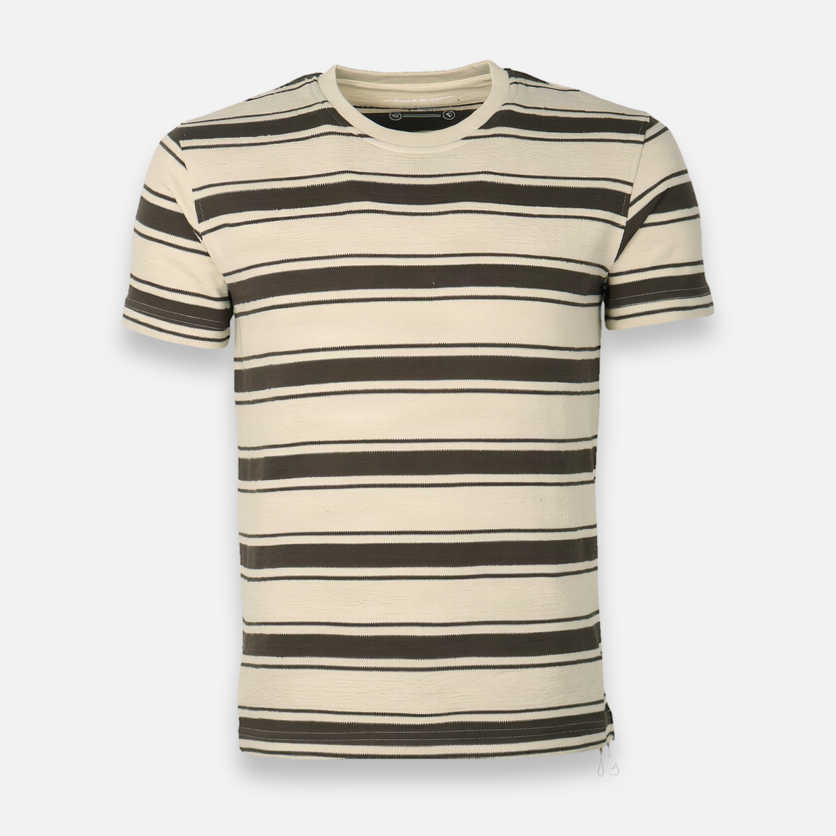 Men T-Shirt Round Neek Stripe
