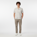 Men Jacquard Short Sleeve All-Over Print Shirt