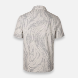 Men Jacquard Short Sleeve All-Over Print Shirt