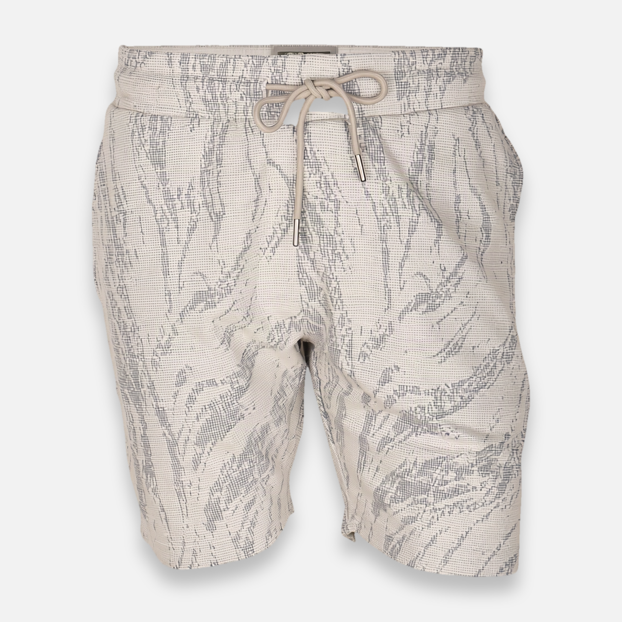 Men Jacquard All-Over Print Shorts