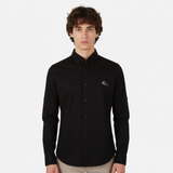 Men Linen Shirt Long Sleeve