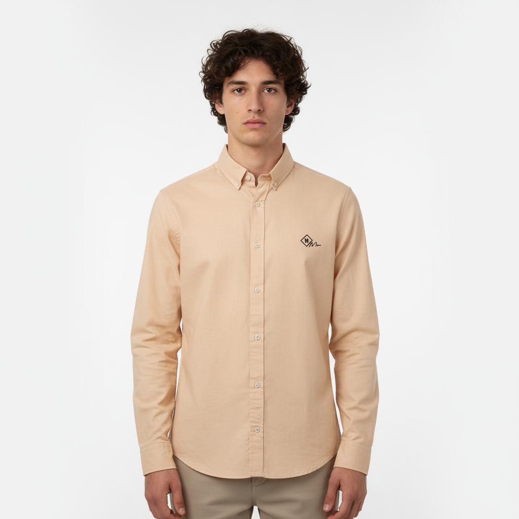 Men Linen Shirt Long Sleeve