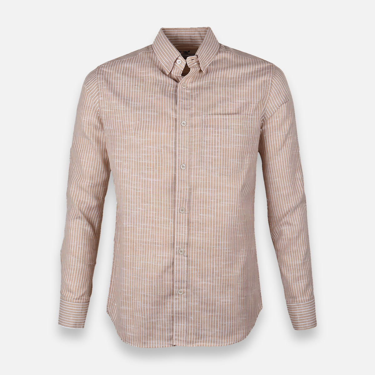 Men Linen Formal Shirts Long Sleeve