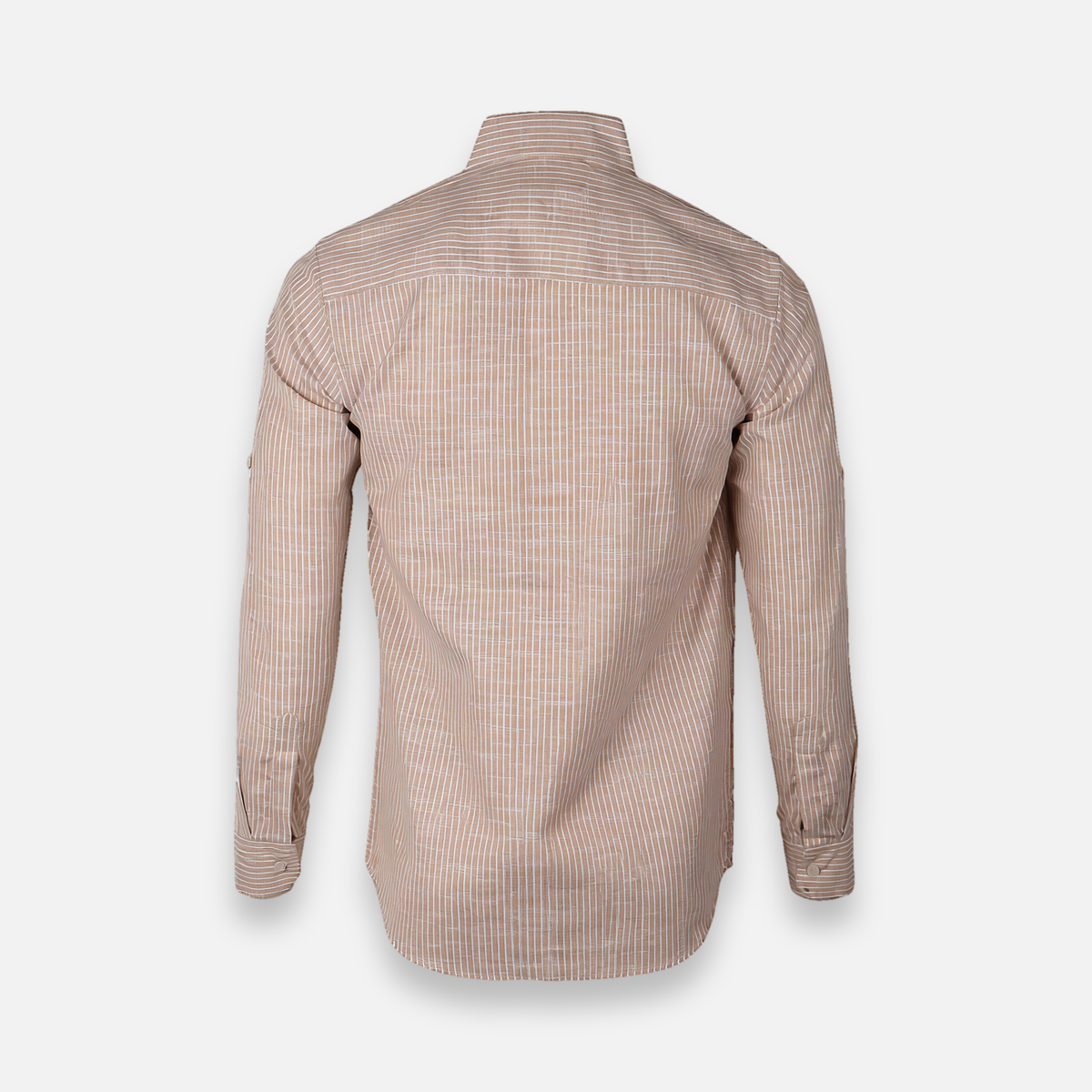 Men Linen Formal Shirts Long Sleeve