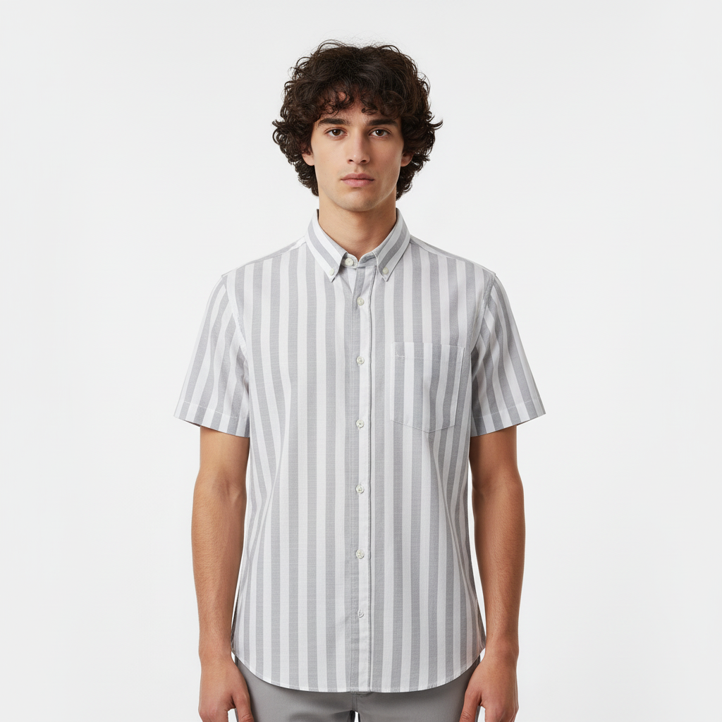 Men Linen Shirt Long Sleeve