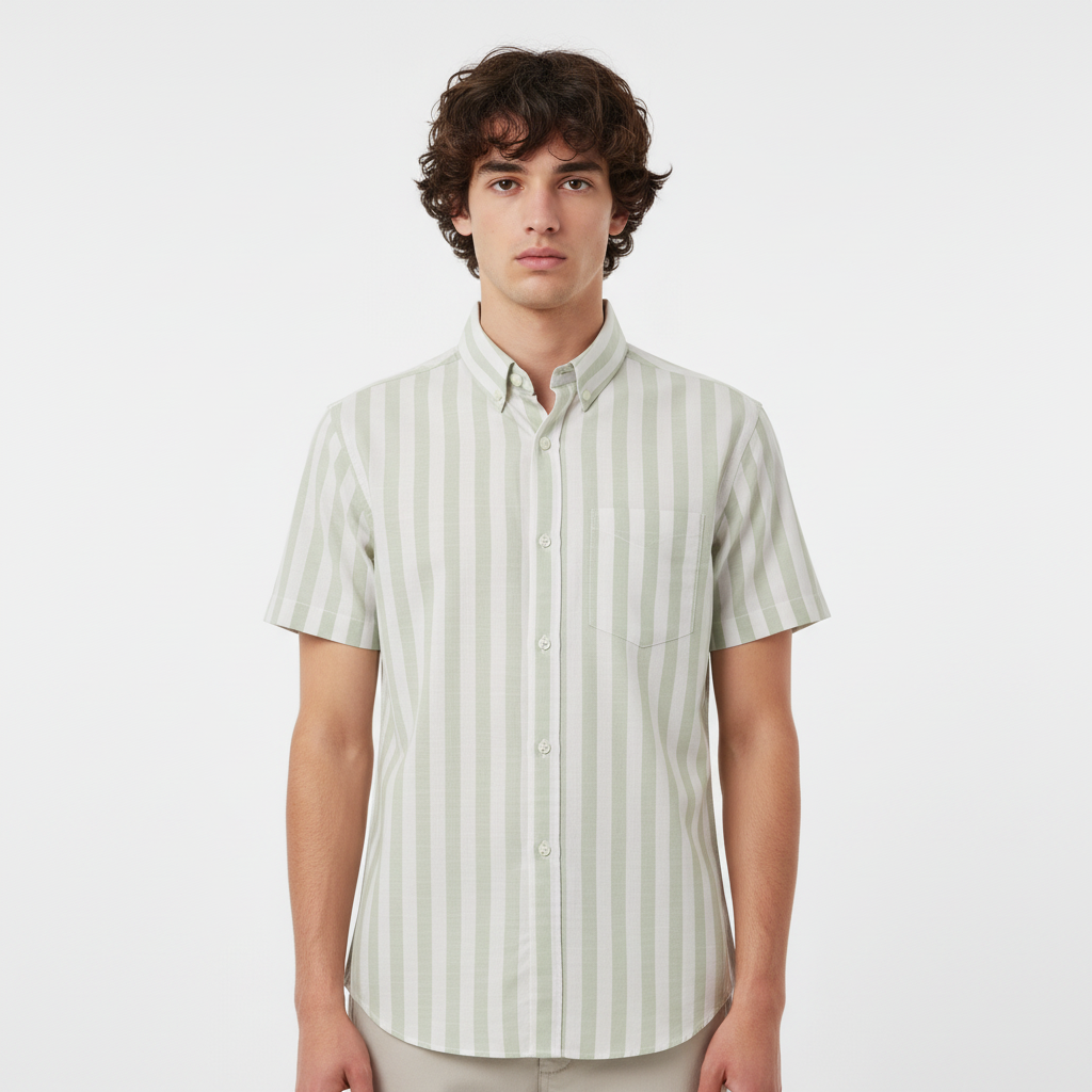Men Linen Shirt Long Sleeve