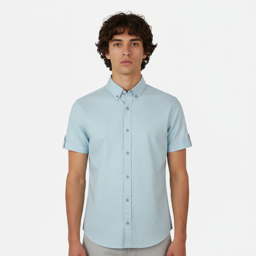 Men Linen Shirt Long Sleeve
