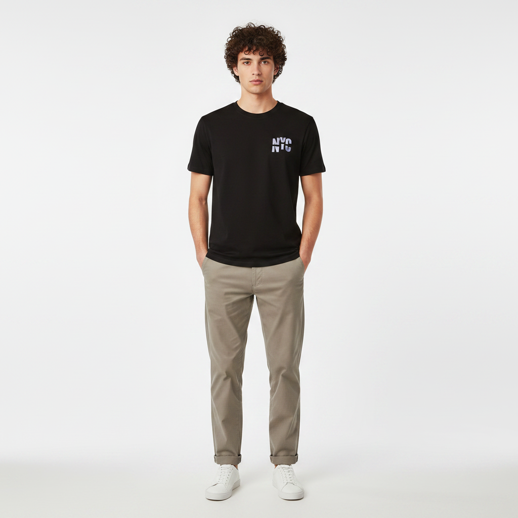 Men T-Shirt Round Neek