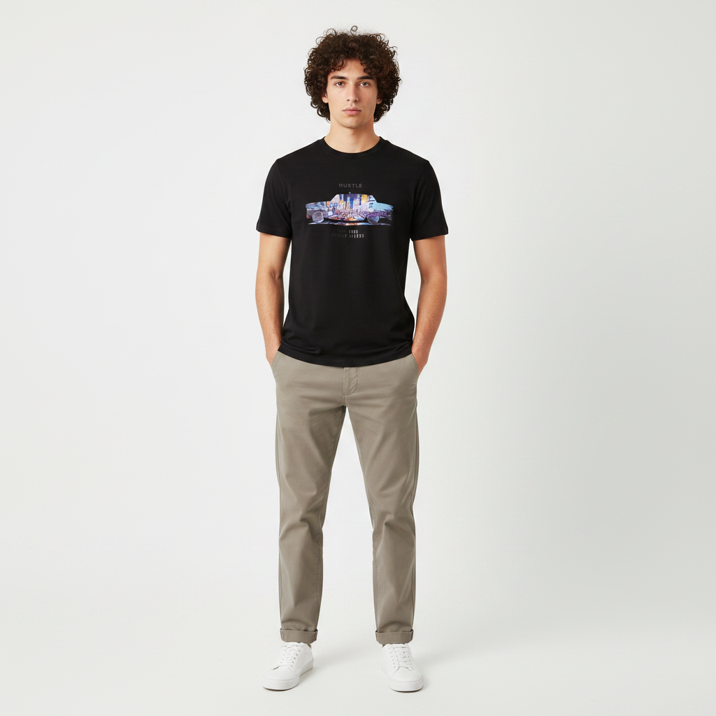 Men T-Shirt Round Neek