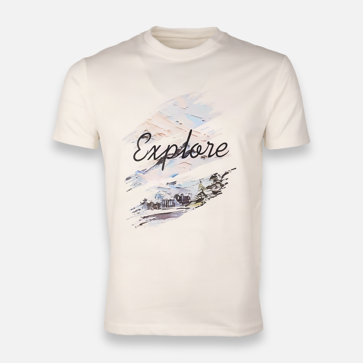 Men T-Shirt Round Neek