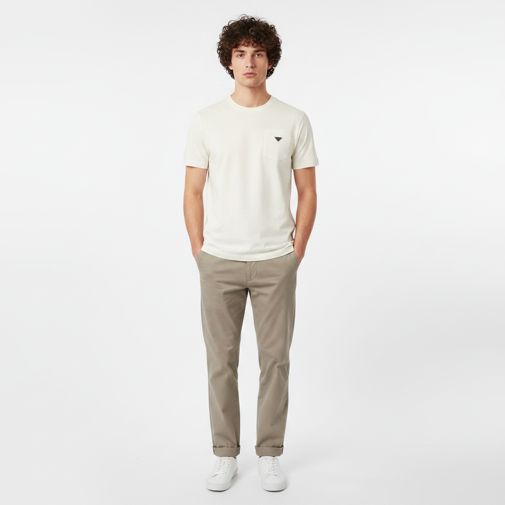 Men T-Shirt V Neek