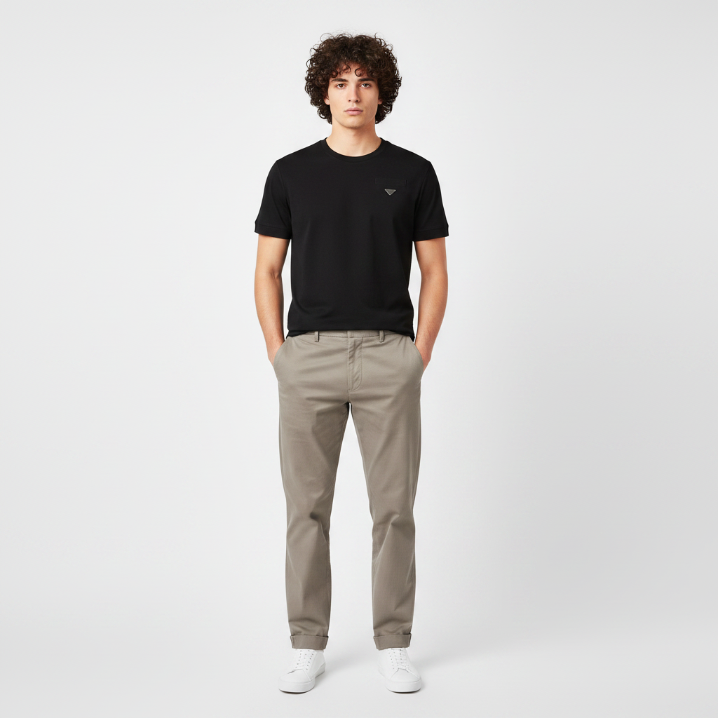 Men T-Shirt V Neek