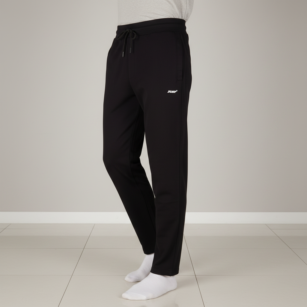 Men Basic Spandex Jogging Pants Slim Fit