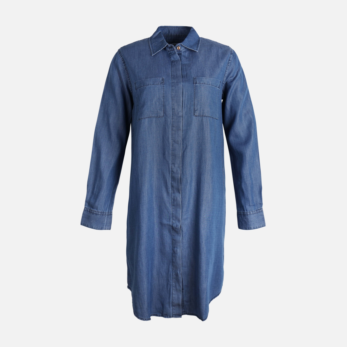 Women Denim Long Shirt