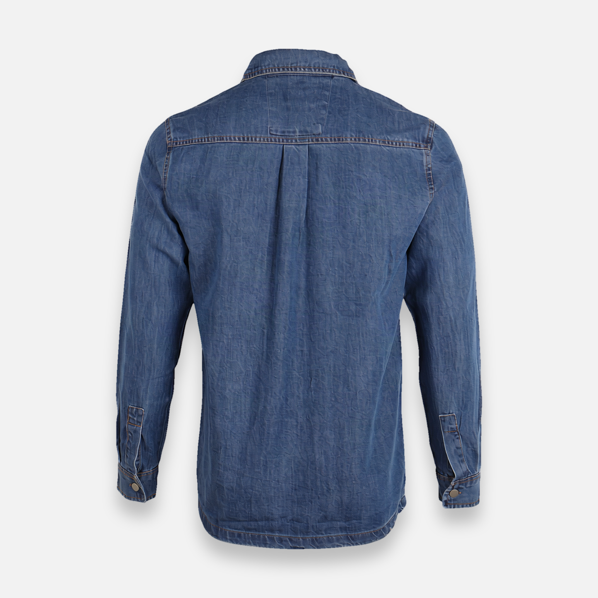 Men Denim Shirt Long Sleeve