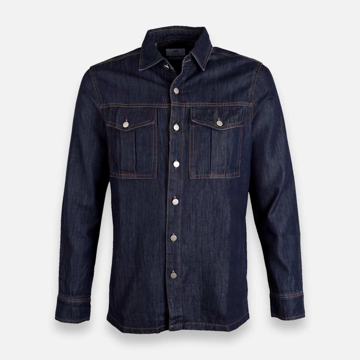 Men Denim Shirt Long Sleeve