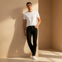 Men Gabardine Pant Jeans