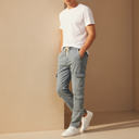 Men Denim Cargo Jogger