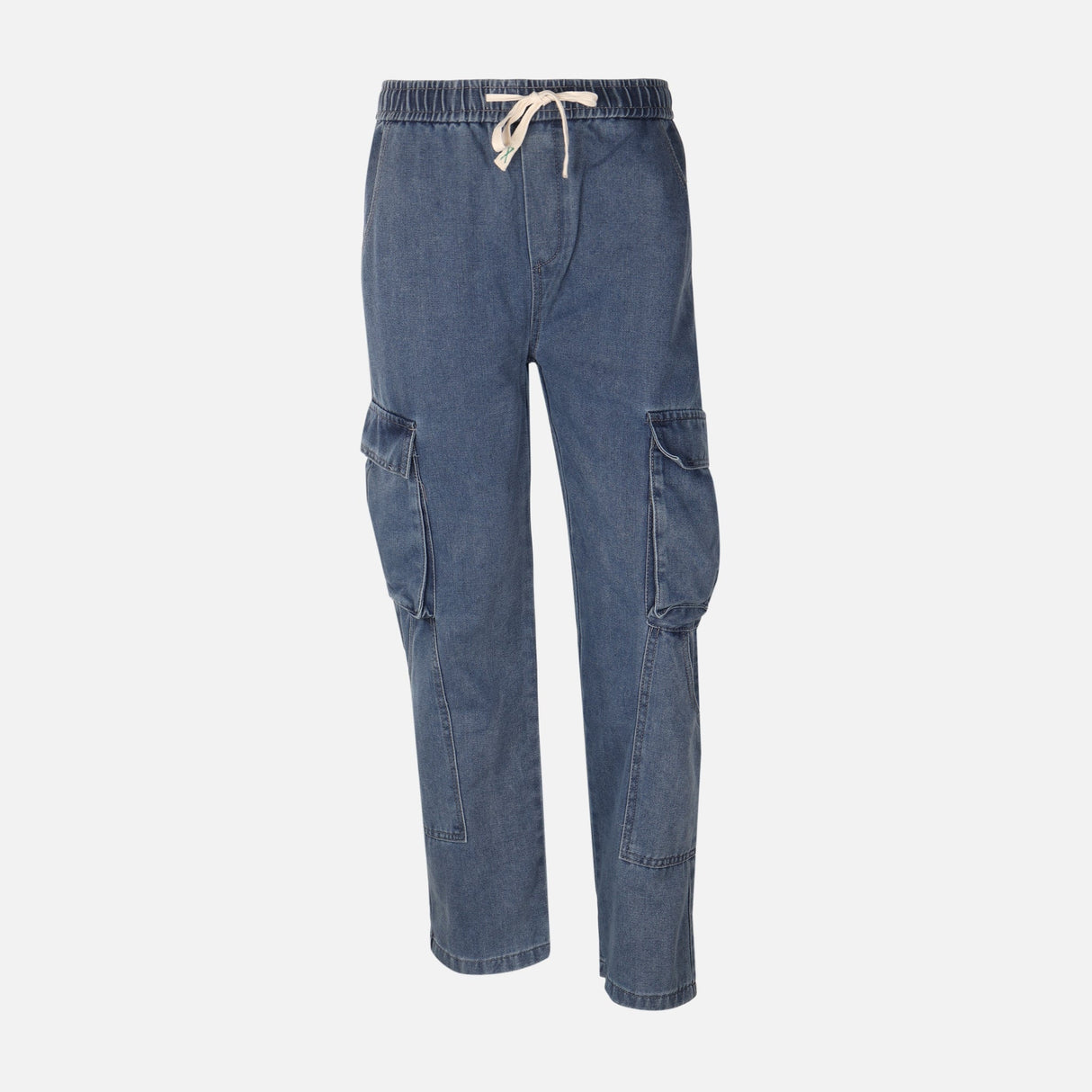 Men Denim Cargo Jogger
