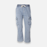 Men Denim Cargo Jogger Jeans
