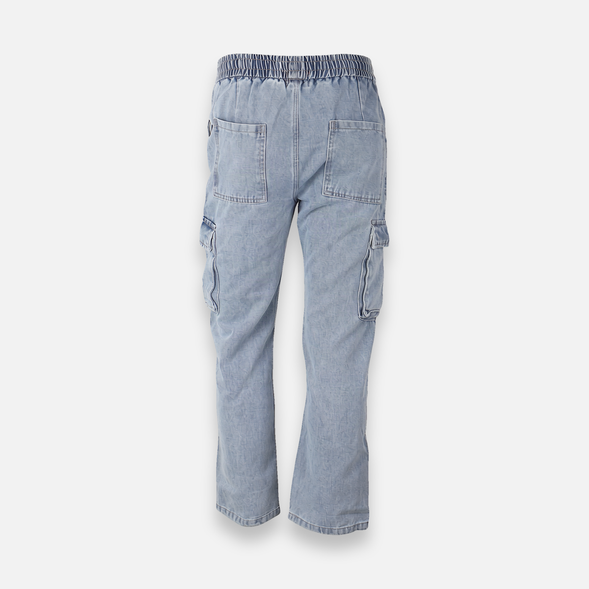 Men Denim Cargo Jogger Jeans