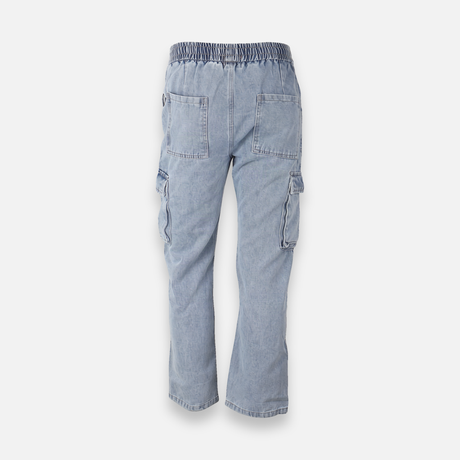 Men Denim Cargo Jogger Jeans
