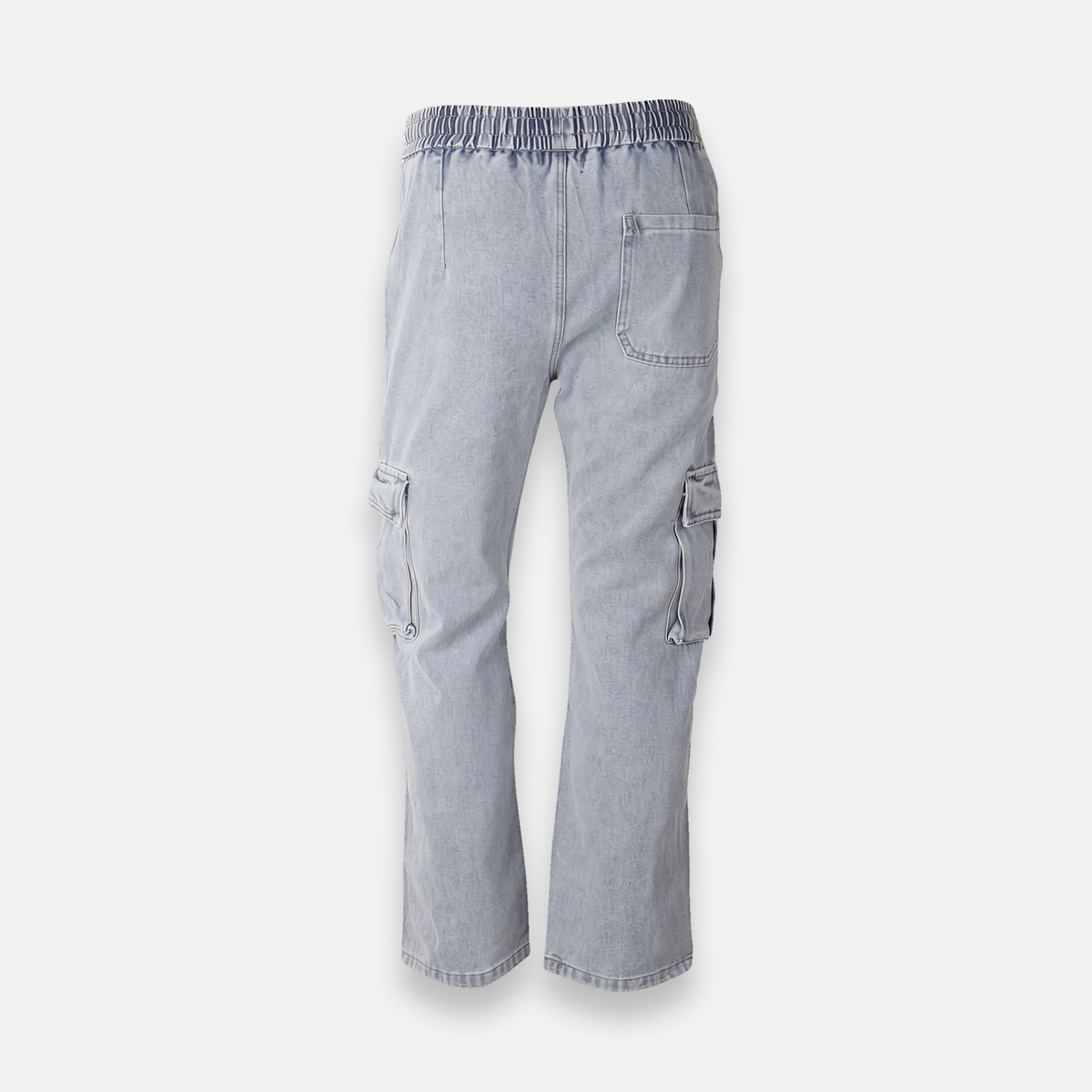 Men Denim Cargo Jogger Jeans