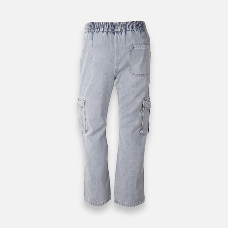 Men Denim Cargo Jogger Jeans