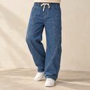 Men Denim Cargo Jogger Jeans