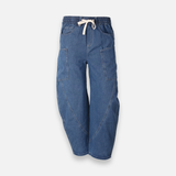 Men Denim Cargo Jogger Jeans