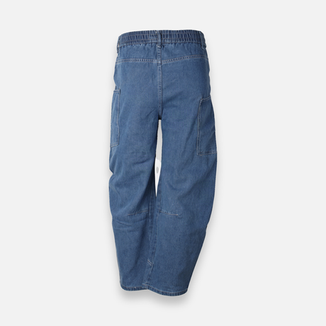 Men Denim Cargo Jogger Jeans