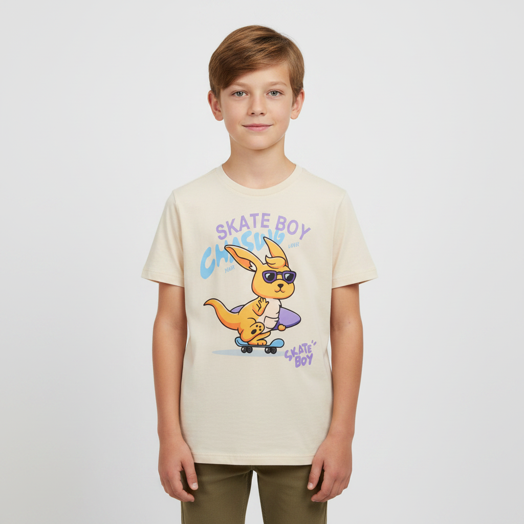 Boys T-Shirt Round Neck Short Sleeve