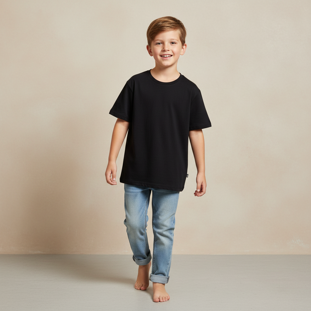 Boys Teens Basic-T-Shirt