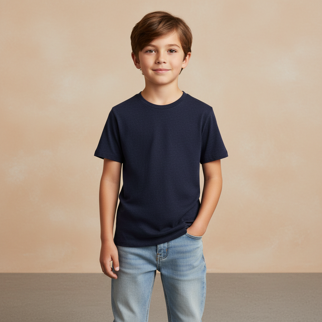 Boys Teens Basic-T-Shirt