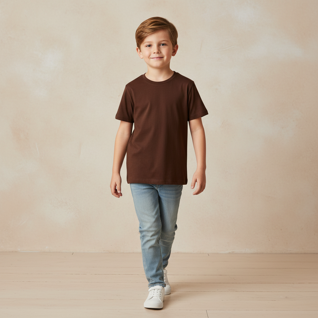 Boys Teens Basic-T-Shirt