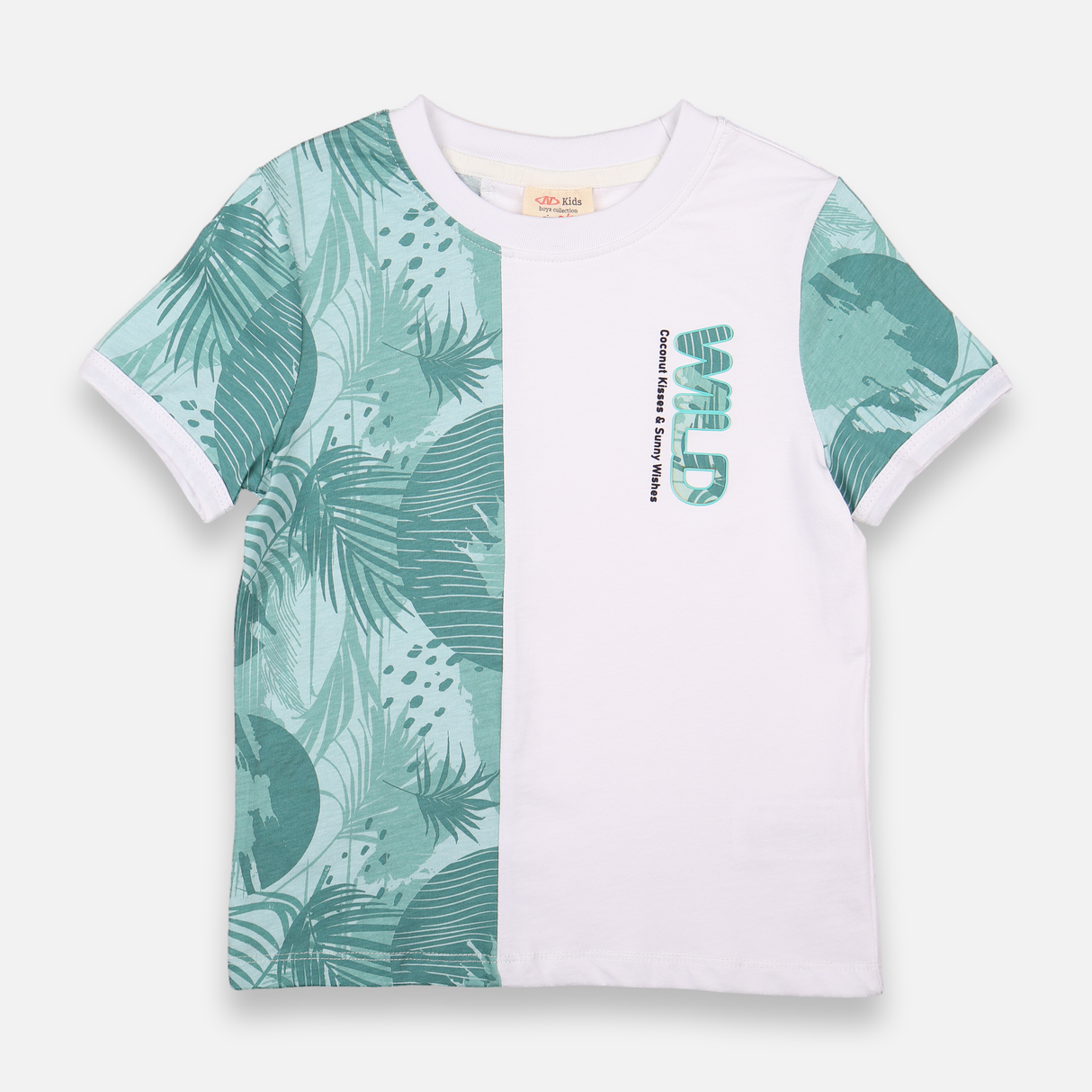 Boys T-Shirt Round Neck Short Sleeve