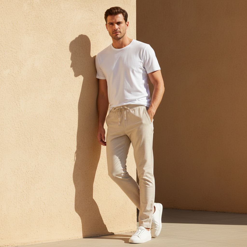 Men Linen Pants