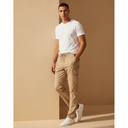 Men Linen Cargo Pants