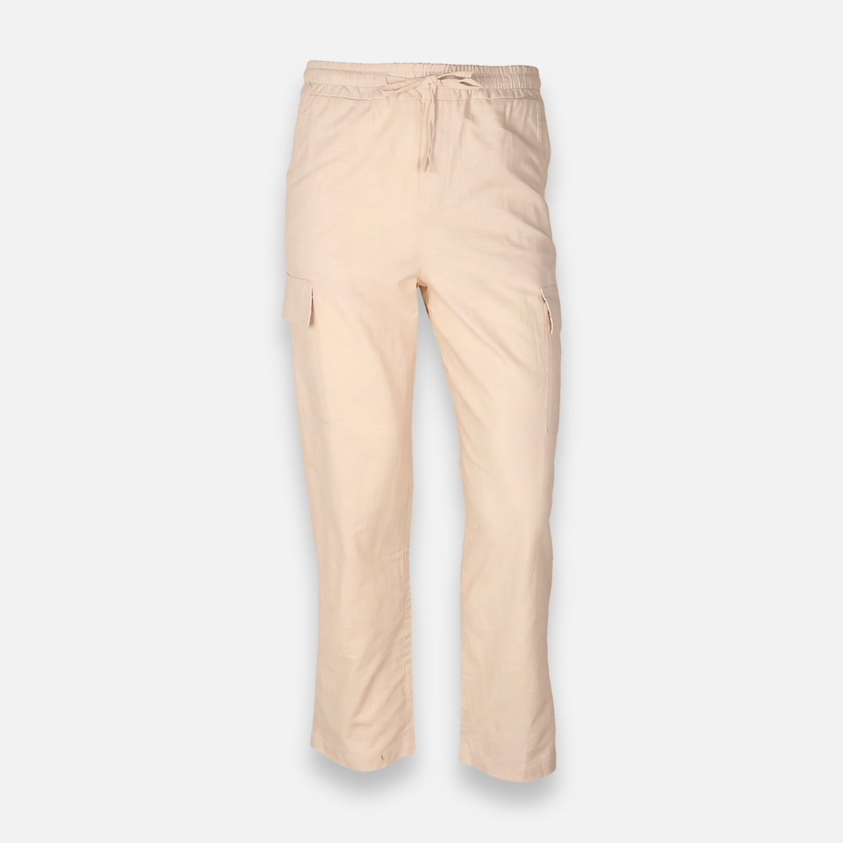 Men Linen Cargo Pants