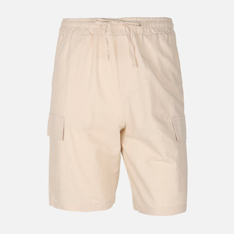 Men Linen Cargo Shorts