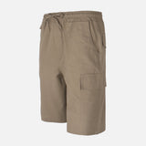 Men Linen Cargo Shorts
