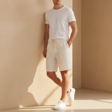 Men Linen Shorts