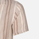 Mens Knitted Short Sleeve Shirt