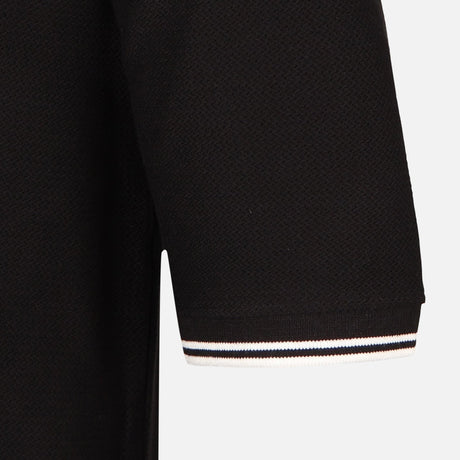 Men Over Size Jacquard T-Shirt R-Neck Short Sleeve