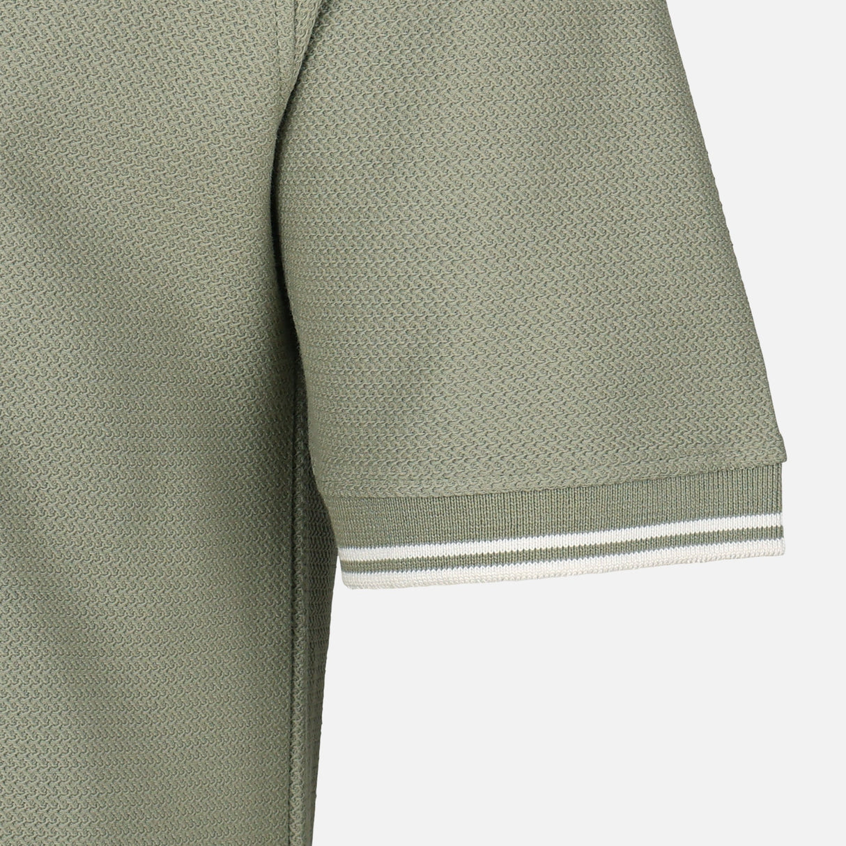 Men Over Size Jacquard T-Shirt R-Neck Short Sleeve