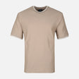 Men Over Size Jacquard T-Shirt R-Neck Short Sleeve