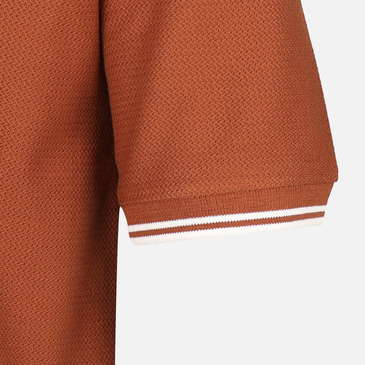 Men Over Size Jacquard T-Shirt R-Neck Short Sleeve