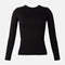 Women Basic Viscose Crewneck Long Sleeves