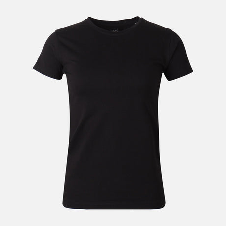 WOMEN BASIC COTTON CREWNECK SHORT SLEEVE TEE