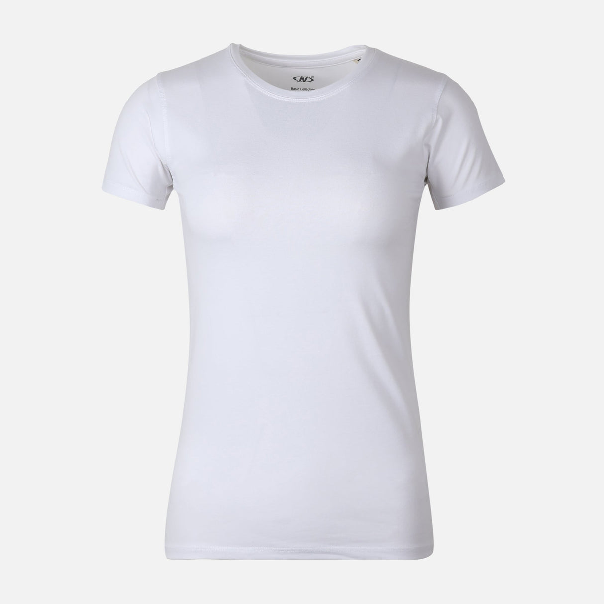 WOMEN BASIC COTTON CREWNECK SHORT SLEEVE TEE